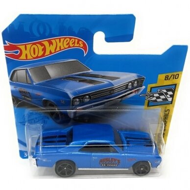 Hot Wheels Modeliukas 183/2021 Chevelle SS 396 1967 blue HW Speed Graphics (yra sandėlyje)