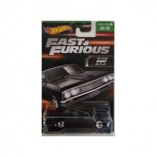 Hot Wheels Modeliukas 1972 Chevrolet El Camino (Dom's Hero car) black Fast&Furious Themed (yra sandėlyje)