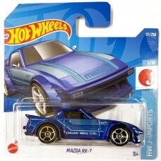 Hot Wheels Modeliukas 1982 Mazda RX-7 Blue Greddy HW J-imports