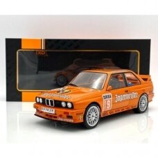 IXO Models Modeliukas 1992 BMW M3 (E30) Jagermeister #19 A. Hahne Nurburgring DTM, orange