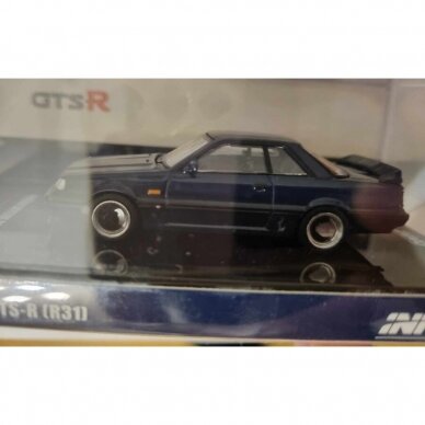 Inno64 1987 Nissan Skyline GTS-R R31, dark blue (wheels error) 1