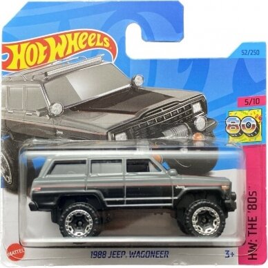 Hot Wheels Modeliukas 1988 Jeep Wagoneer The 80s 2023 #52 Short Card