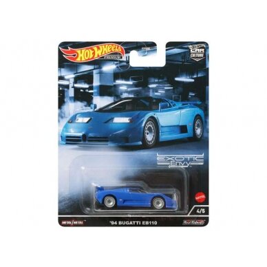 Hot Wheels Premium Modeliukas 1994 Bugatti EB110 (yra sandėlyje)