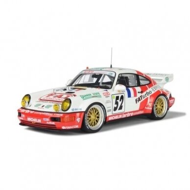 Tarmac Works 1994 Porsche 911 RSR 3.8, Le Mans #52, red/white