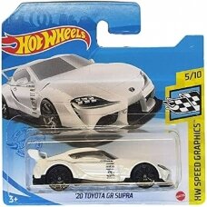 Hot Wheels '20 Toyota GR Supra - GRX20 - HW Speed Graphics 5/10 - White short card