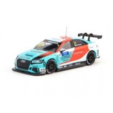 Tarmac Works 2019 Audi RS3 LMS Macau GT Cup #69 WTCR, turquoise/red/white