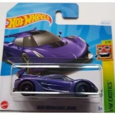 Hot Wheels Mainline Modeliukas 2020 Koenigsegg Jesko Purple Short card (yra Sandėlyje)