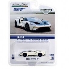 Green Light 2022 Ford GT Heritage Edition 1964 Prototype Car #GT101