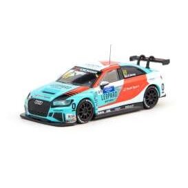 Tarmac Works Modeliukas 2019 Audi RS3 LMS Macau GT Cup #69 WTCR, turquoise/red/white