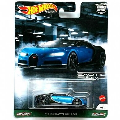 Hot Wheels Premium 2016 Bugatti Chiron 4/5