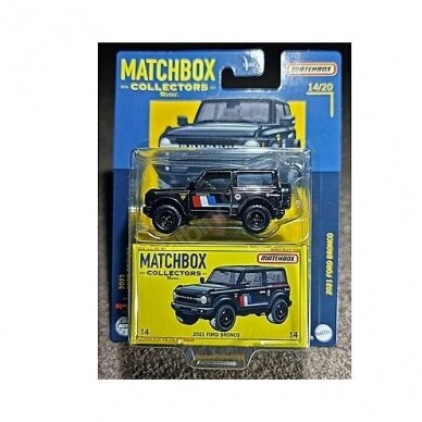 Matchbox Modeliukas 2020 Ford Bronco, black (yra sandėlyje)