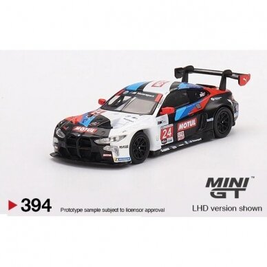 Mini GT Modeliukas 2022 BMW M4 GT3 #24 BMW Team RLL IMSA Daytona 24 Hrs, white/black/red/blue (yra Sandėlyje)