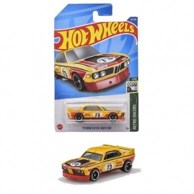 Hot Wheels '73 BMW 3.0 CLS Race Car Long Card