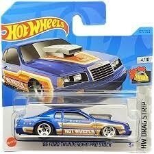 Hot Wheels Modeliukas '86 Ford Thunderbird Pro Stock Blue Drag Strip 2023 107 Short Card (yra sandėlyje)