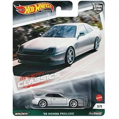 Hot Wheels Premium Modeliukas '98 Honda Prelude - Modern Classics Series 3/5