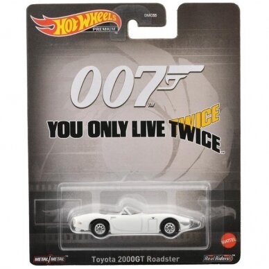 Hot Wheels Premium Retro Entertainment 007 Die Twice - Toyota 2000GT Roadster