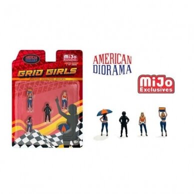 American Diorama Figūrėlės Grid Girls, Diecast Figure's