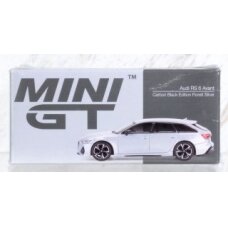 Mini GT Modeliukas Audi RS 6 Avant, florett silver