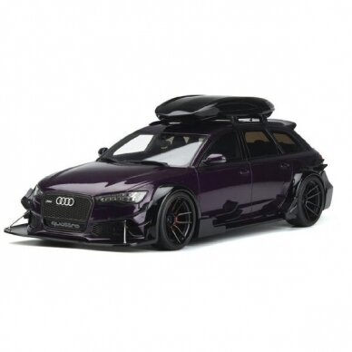 GT Spirit 1/18 Audi RS6 Avant (C7) Body Kit *Resin Series*, purple-black