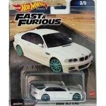 Hot Wheels Premium BMW M3 E46 White Fast & Furious