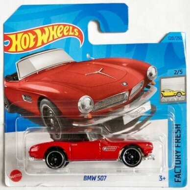 Hot Wheels BMW 507 Red Short Card HW Factory Fresh 120/250