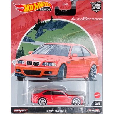 Hot Wheels Premium BMW M3 E46 *AutoStrasse*, red