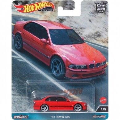 Hot Wheels Premium Modeliukas BMW M5 E39  (Canyon Warriors) (yra sandėlyje)