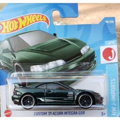 Hot Wheels Modeliukas Custom '01 Acura Integra GSR Green HW J-imports