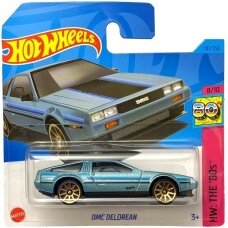 Hot Wheels DMC DeLorean Blue The 80& 2023 #101 Short Card