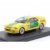 Ebbro Modeliukas 1/43 1993 Nissan Skyline GT-R (R32) #11 Hisashi Yokoshima/T.Christensen, GrA BP Trampio, yellow/green (yra Sandėlyje)