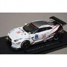 Ebbro 1/43 2009 Nissan GT-R GT1 Silverstone #35, white/black/red