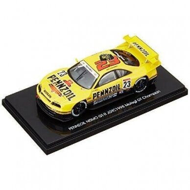 Ebbro 1/43 Nissan Skyline GTR R33 JGTC 1998 #23 Pennzoil, yellow