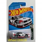 ERROR Hot Wheels Mainline Modeliukas Audi Quattro 90 White Rear Wheel Error (yra Sandėlyje)