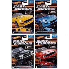 Hot Wheels Fast&Furious Themed Assortment of 4 models (C)