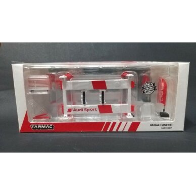 Tarmac Works Modeliukas Garage Tools Set *Audi Sport*, white/red