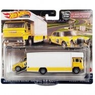 Hot Wheels Premium Team Transport Modeliukas Mercedes 300 SEL AMG 6.8ltr & Fleet Flyer (yra sandėlyje)