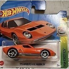 Hot Wheels Modeliukas 71 Lamborghini Miura SV Orange HW Exotics 2022 #202 Short Card (yra Sandėlyje)