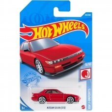 Hot Wheels Basic Car Nissan Silvia S13 Red Long Card