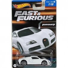 Hot wheels Fast Furious Modeliukas Bugatti veyron 2023 series 3 (yra Sandėlyje)