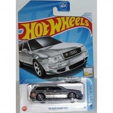 Hot Wheels Mainline Audi RS2 Silver Raw Zamac (Card condition 9/10)