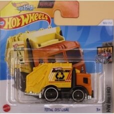 Hot Wheels Mainline Modeliukas Total Disposal yellow (yra Sandėlyje)