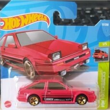 Hot Wheels Mainline Toyota ae86 sprinter trueno red short card