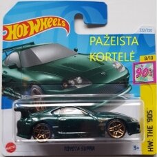 Hot Wheels Mainline Modeliukas Toyota Supra MK4 Green (pažeista kortelė 8/10)