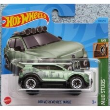 Hot Wheels Mainline Modeliukas Volvo XC40 Recharge green short card