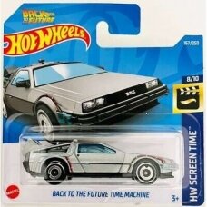 Hot Wheels Mainline Back To the Future Time Machine grey 167/250 short card