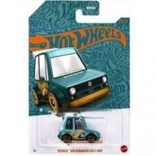 Hot Wheels Mainline Pearl & Chrome 2024 Modeliukas Tooned Volkswagen Golf MKI (yra Sandėlyje)