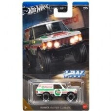 Hot Wheels Mainline Speed Graphics Modeliukas Range Rover Classics *Castrol*, white/green 2/5 (yra Sandėlyje)