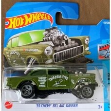 Hot Wheels 55 Chevy BelAir Gasser green 43/250 short card