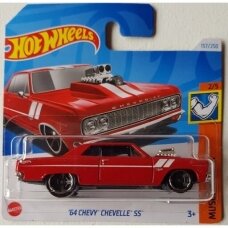 Hot Wheels 2024 Case Modeliukas 64 Chevy Chevelle SS (yra Sandėlyje)