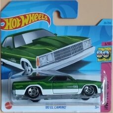 Hot Wheels Modeliukas 80 El Camino green short card